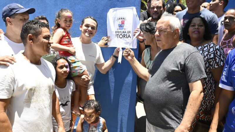 Pazolini inaugura Parque Kids e área multifuncional de exercícios para a comunidade de Jesus de Nazaré