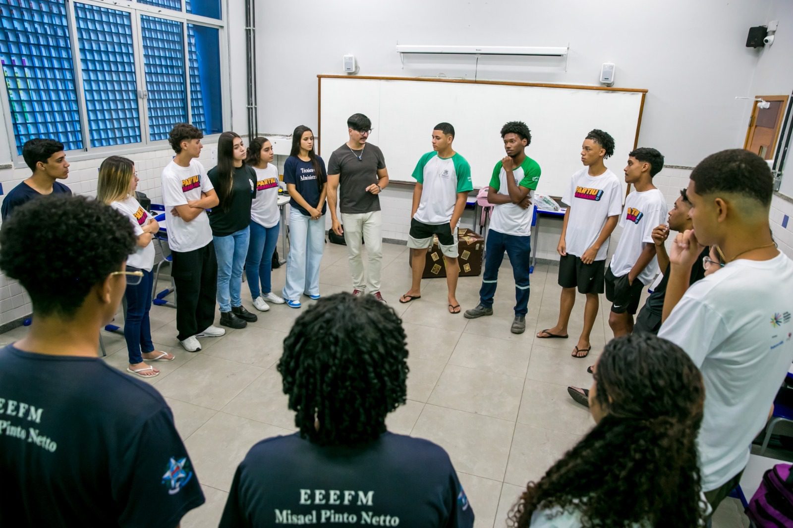 Público jovem de Aracruz em busca do primeiro emprego recebeu projeto ‘Partiu Trabalho 2’