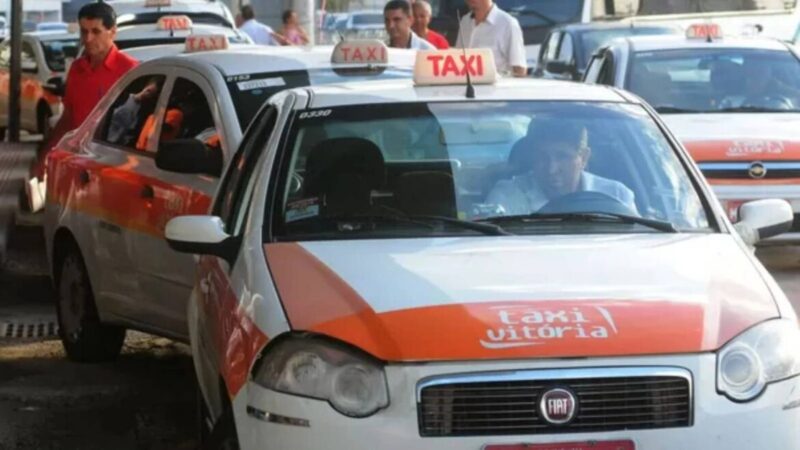 Bandeira 2 liberada para taxistas de Vitória durante o mês de dezembro