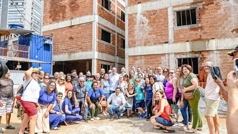 Obras do Centro de Assistência Social e Esportes em Jardim Camburim atingem 40% de conclusão