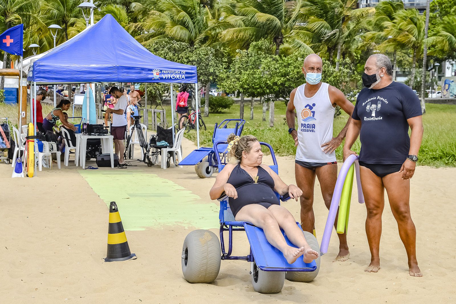 Projeto Praia Acessível expande suas opções de lazer inclusivo