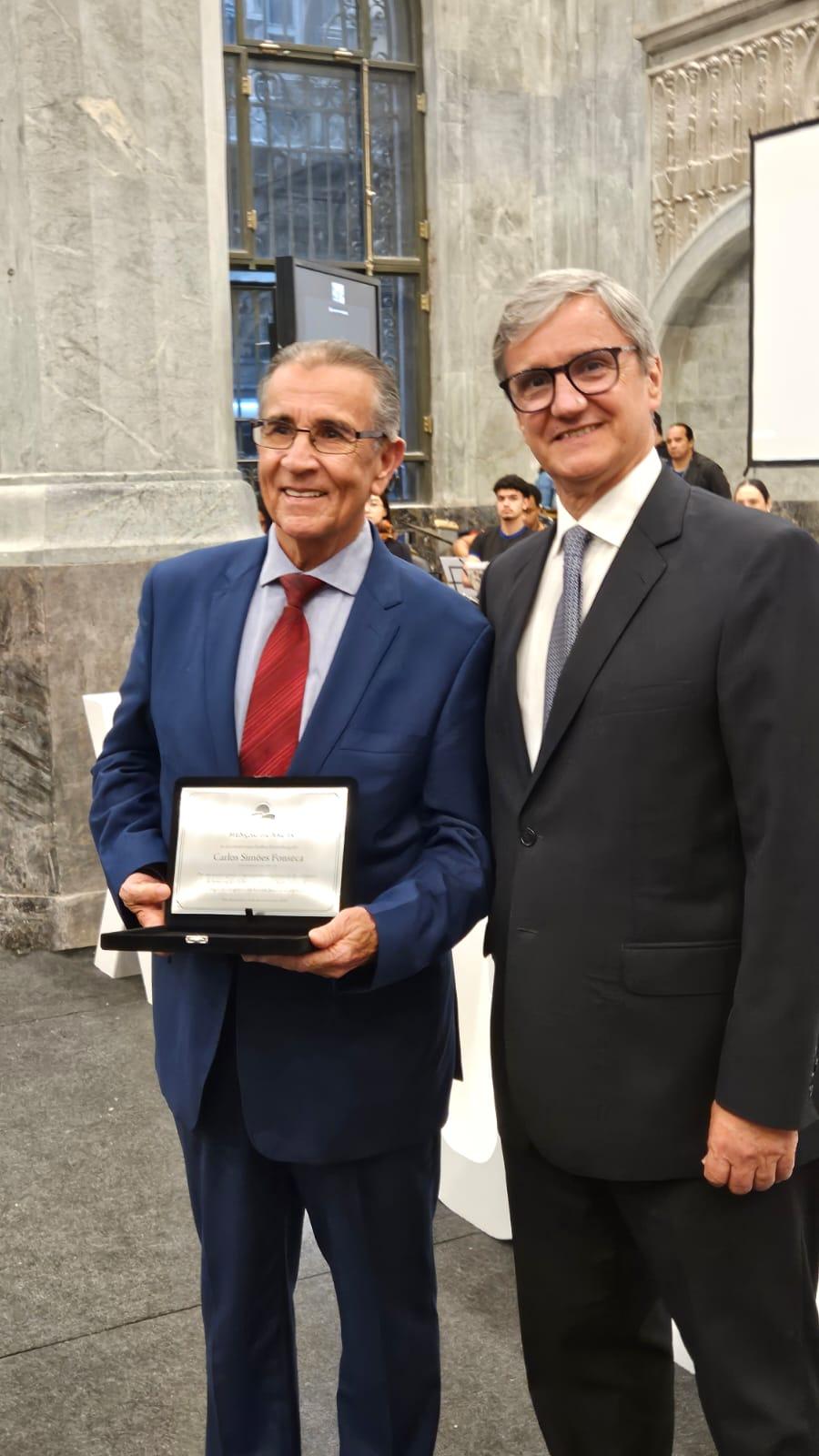 Desembargador Carlos Simões Fonseca, foi homenageado no XXII Encontro Nacional do Colégio de Dirigentes das Escolas Judiciárias Eleitorais