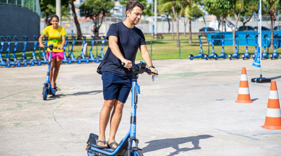 Orla e pontos turísticos ganham mais patinetes e bikes elétricas para mobilidade sustentável